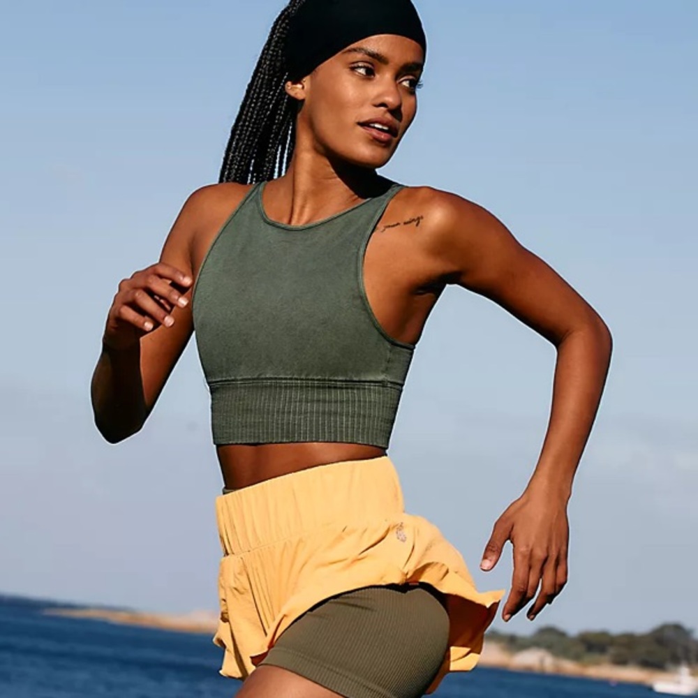 Free People Movement Good Karma High-Neck Crop